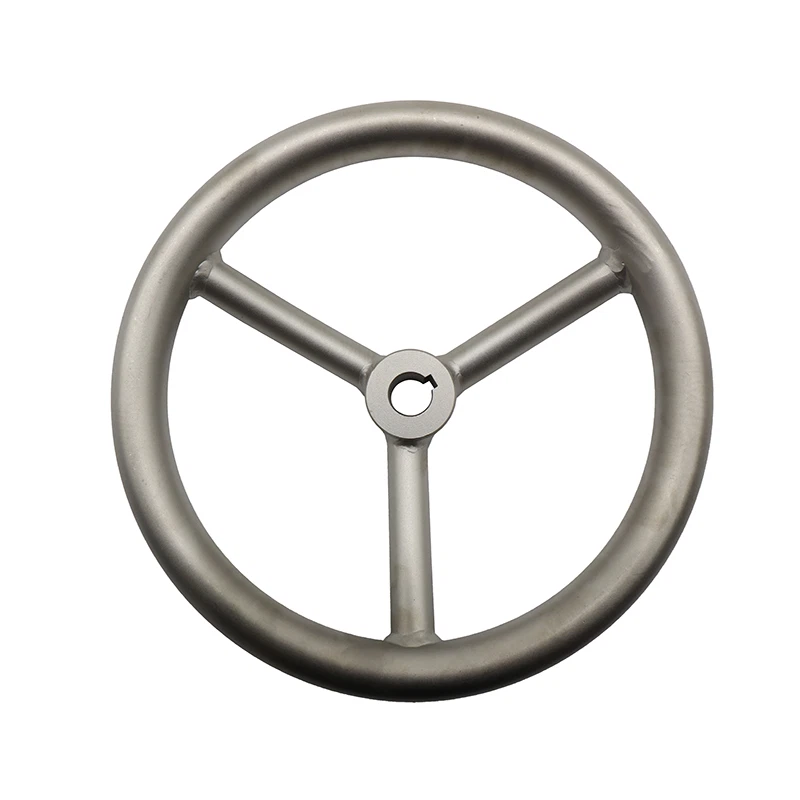 नियंत्रण के लिए स्टेनलेस स्टील हैंडव्हील