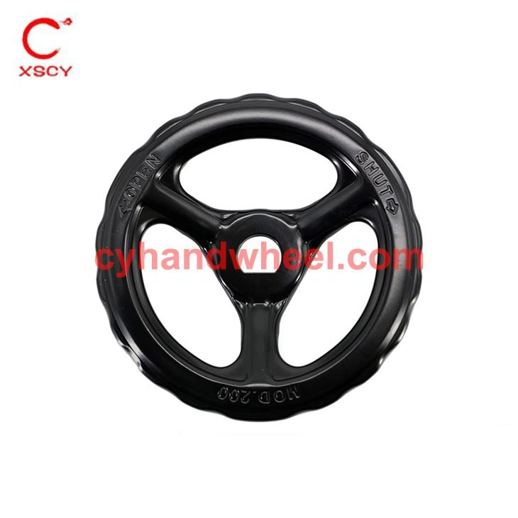 वाल्व के लिए ब्लैक स्टैम्पिंग हैंडव्हील