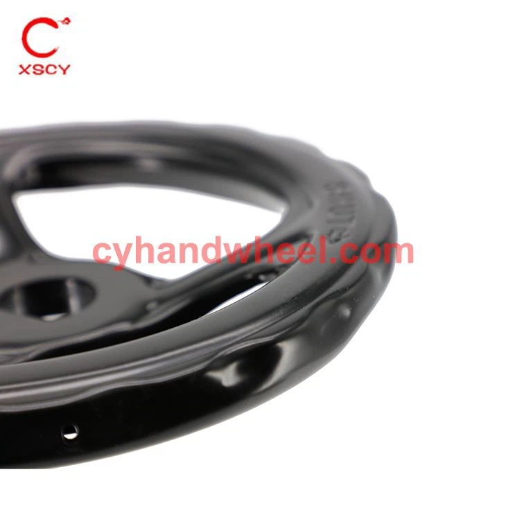 Black Stamping Handwheel For Valve